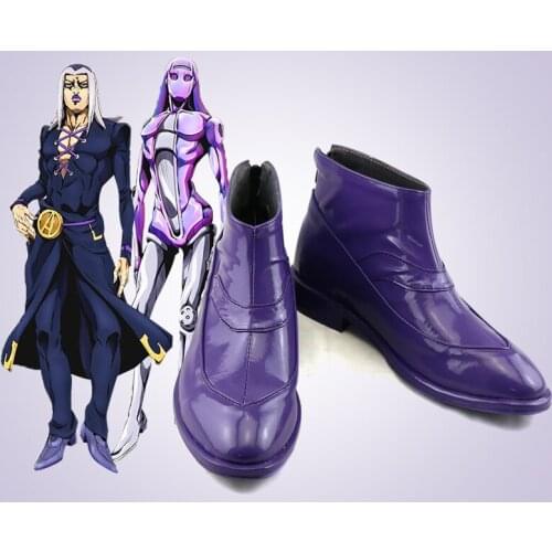Cosplaydiy JoJos Bizarre Adventure Golden Wind Leone Abbacchio Cosplay Shoes Boots Custom Made L320
