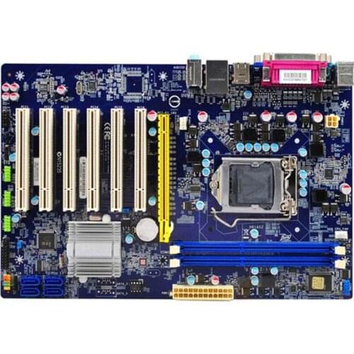 Original for Foxconn H61AP DDR3 6PCI all solid-state set monitor industrial H61 motherboard