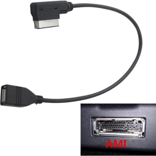 Fit for Audi A4 A5 A6 A7 A8 Q5 Q7 R8 TT Auto Music Interface AMI MMI AUX USB Cable Cord Car Accessories