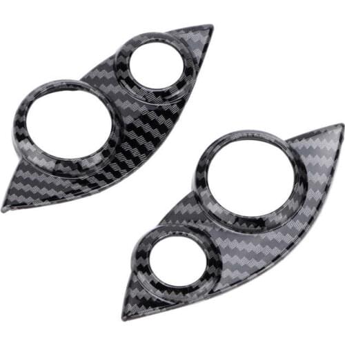 Carbon Fiber Style Steering Wheel Button Cover Trims Replacement for Smart Fortwo/Forfour 453 2015-2021 Car style
