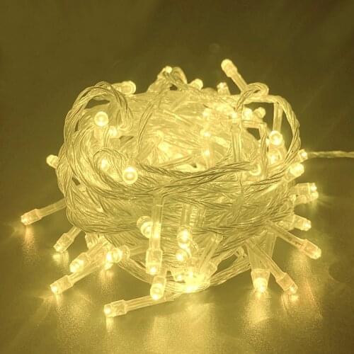 10m Curtain Garland LED Light string wedding party christmas Holiday decoration Outdoor Indoor Home garden Fairy light decor