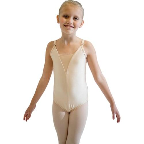 Girls Ballet Dance Leotard Shiny Lycra Camisole Leotard with Adjustable Elastics Straps Dance Costume Underwear 18 Colors