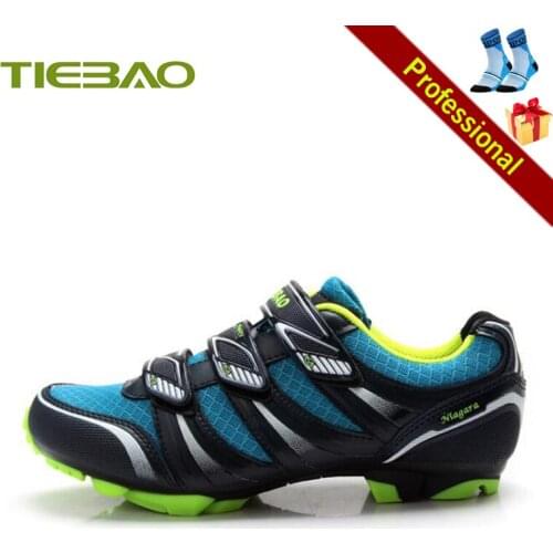 Tiebao Sapatilha Ciclismo Mtb Spd Shoes Men Women Cycling Sneakers Self-locking Breathable Non-slip Pro Bicycle Riding Footwear