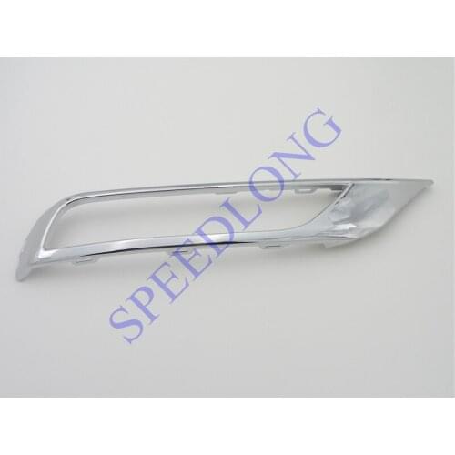 1 PC RH right electroplate front bumper fog lamp light cover bezel molding trim for HONDA CRV 2015-2016 UK version