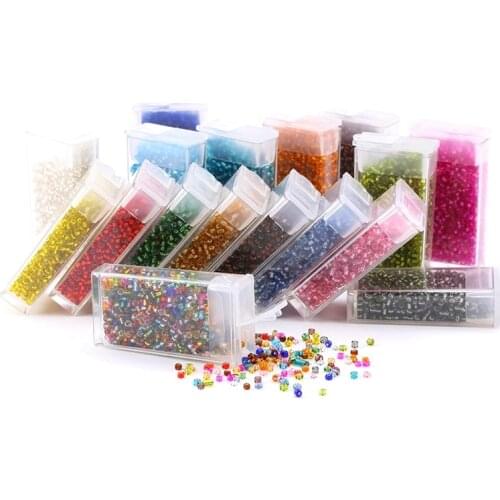 1000pcs/lot 2mm Irrigation Silver color Glass Seed Beads Czech seed beads DIY Bracelet Necklace For Jewelry making Jewelry DIY