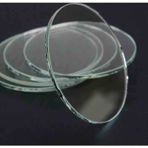 5PCS Glass Lens Flat Lens Torchy Lens for Flashlight Lamp Glass 40-60mm Thickness 2mm Glass Lens