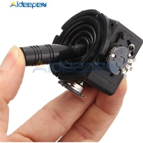 JH-D202X-R2/R4 5K Ohm Electric Joystick Reset Potentiometer 2-Axis 2D Monitor Keyboard Ball Joyrode Controller