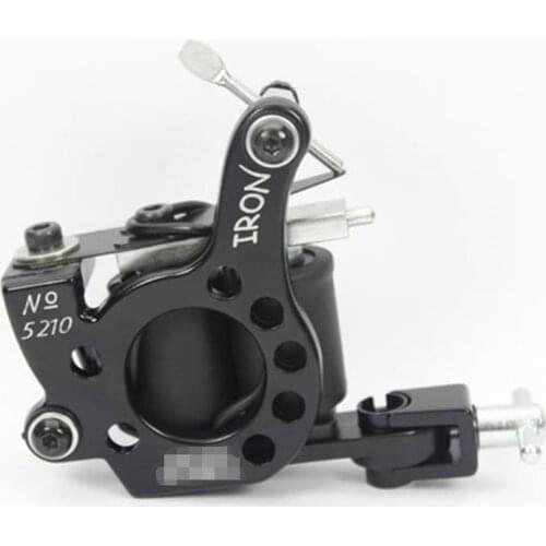 Hot Sale Coil Tattoo Machine 10 Warp Coils Carbon Steel Dual-coiled Tattoo Machine Gun For Liner Free Shipping