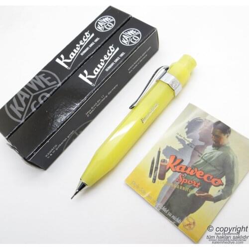 Kaweco 10001829 Frosted Sport 0.7 Versatil Pen Yellow | İsme Special Pen