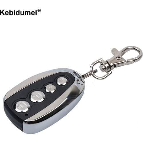 Kebidumei 433Mhz lock 4 button universal copy remote control garage door car alarm product remote control clone door keychain