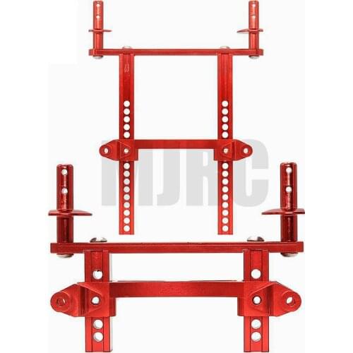 Front & Rear Aluminum Body Post Mounts Set for Traxxas Trx4 TRX-4 RC Crawler Truck Upgrade Option Parts