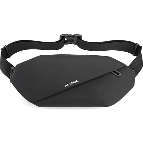 Nylon Waist Bag Multifunctio Sports Chest Pack Shoulder Bag Street Trend Fanny Pack Phone Pack Fashion Hip-hop Waist Belt Bags