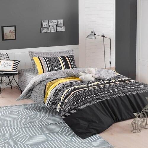 100% Natural Cotton Solid Color Duvet Cover Set Single FreshColor 3-Piece Simple And Stylish Design European American Style Easy