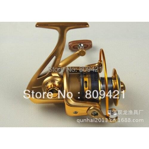 Whole Sale 20pcs/lot Hot Selling GT5000A drum New 8+1 BB High Power Gear Spinning Aluminum Fishing Reel drum fishing Reel