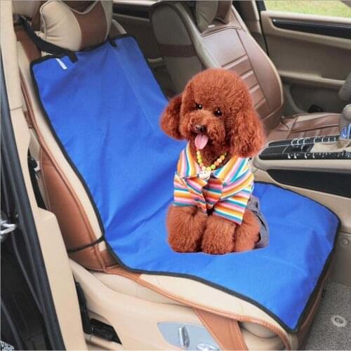 Dog pad hammock cover with seat belt for McLaren car
