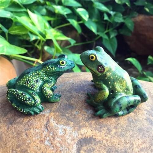 QIQIPP Resin frog flower jar flower pot pendant ornaments garden decoration sundries ornaments small animal decoration