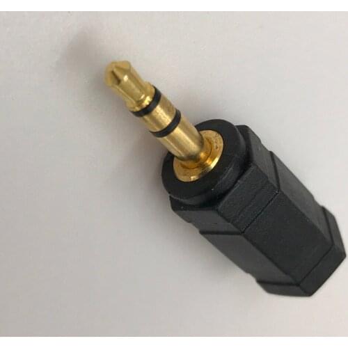 3.5mm Male to 2.5mm Female Connector Standartd Jack Adapter Male to Female Audio Connector Gold plated 3.5mm jack to 2.5mm jack