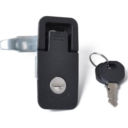 Zinc Alloy Adjustable Lever Hand Operated Compression Latch, Black