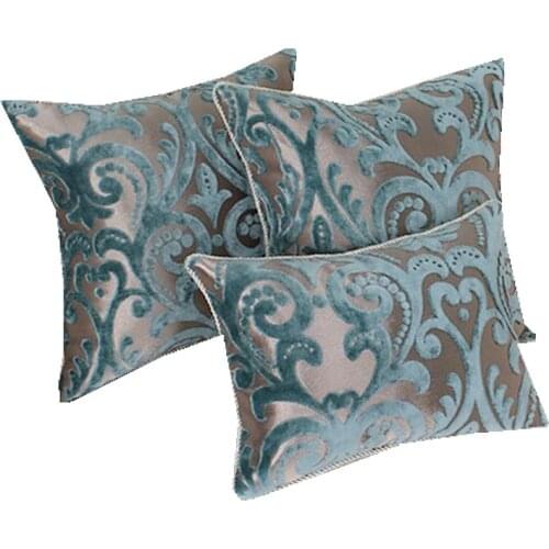 3D Luxurious Flocking Velour Pillow Cover Cut pile Cushion Cover Home Decor Pillow Decorative Throw Pillows Pillow Case