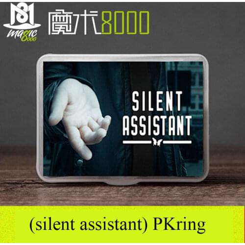 Slient Assistant PK Ring Close-up Accessories Magician Illusions Props Invisible Magnetic Magic Tricks Magia Toys