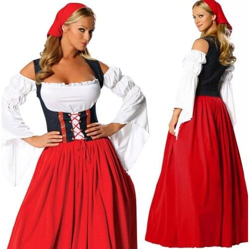 Sexy German Maid Costume With Free Shipping Miss Oktoberfest Costume 3S1573 Sexy Halloween Costumes For Women