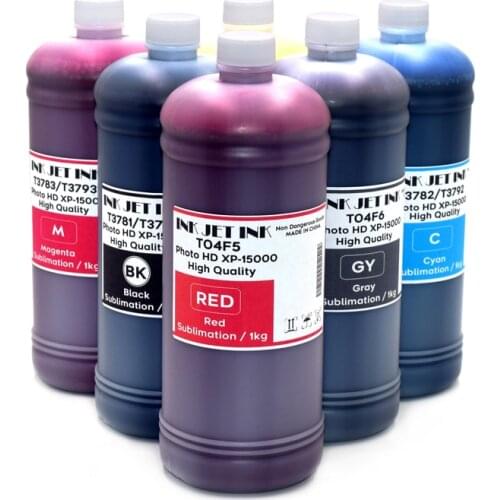 6Color *1000ML 312XL 314XL 378XL 478XL 01U Sublimation Ink for Epson Expression Photo HD XP-15000 XP-15010 XP-15080