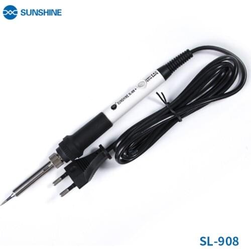 SUNSHINE SL-908 Soldering Iron 60W Adjustable Temperature Electric Pen Handle Welding Rework Station 4 Tips Repair Tool