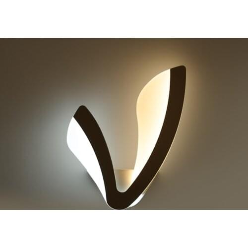 LED Wall Lamp For Bathroom Bedroom 12W Wall Sconce White Indoor Lighting Lamp AC100-265V LED Wall Light Indoor Lighting