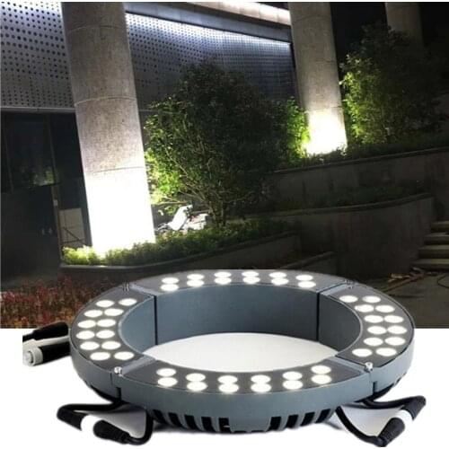 Tree Light Pillar Lights Outdoor Garden Lighting Street Lamp Led Ip65 Waterproof Led Lamp Garden Decoration Lights 220V RGB 48W