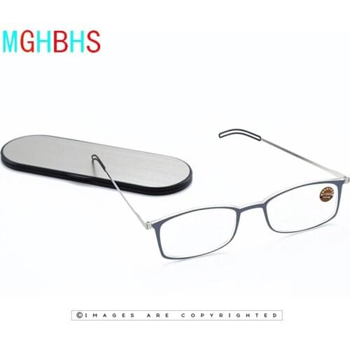 Ultra-thin Paper Reading Glasses For Both Men And Women To Prevent Blue Radiation Ultra-Thin Portable Glasses Case