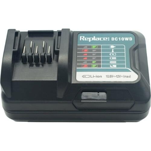 C&P MAK ch06 FIT For MAKITA 10.8V 12V DC10WD DC10SA BL1015 BL1016 BL1021B BL1041B FD05 DT03 RJ03Z SH02Z PH04Z DC10SB Charger