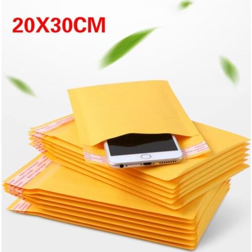 20*30cm Kraft Paper Bags Food Tea Gift Bags Self Adhesive Seal Bag Party Wedding Supplies Wrapping Gift Takeout Eco-friendly Bag