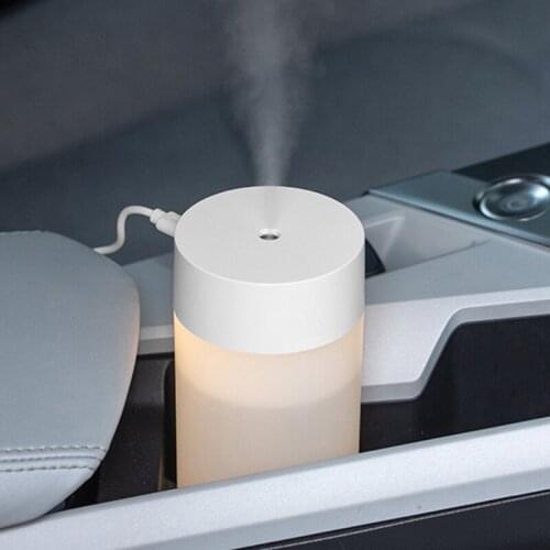 260ML USB Car Mini Humidifier Aroma Ultrasonic Column Office Desk Simple Small Aromatherapy Diffuser Device
