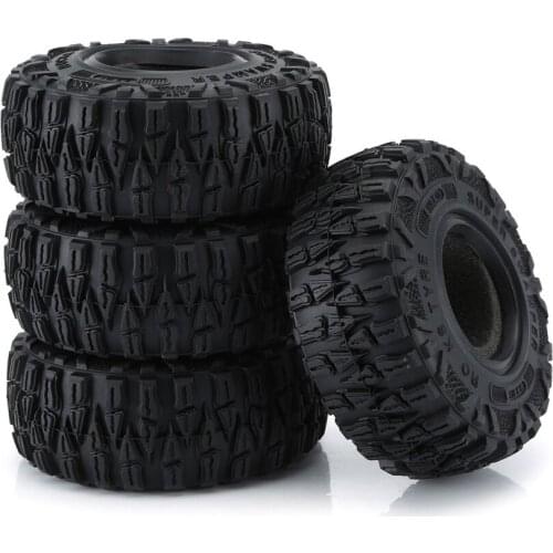 4PCS 2.2 Inch Model Climbing Tire Sponge Liner Car Set for RC Crawler Car Rubber Tires Tyres Truck Set
