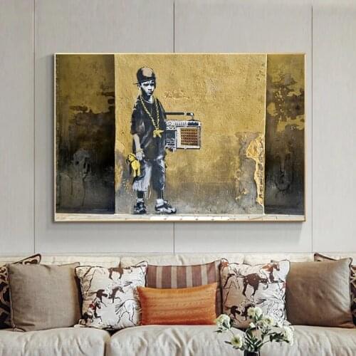 Abstract Portrait Canvas Paintings Popular Street Art Posters and Prints Wall Art Pictures for Living Room Wall Decor Cuadros