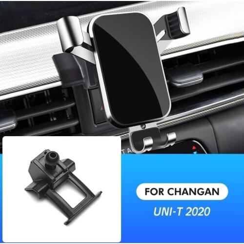 Car Mobile Phone Holder For Changan UNI-T Unit 2020 Air Vent Clip Mounts Stand GPS Gravity Navigation Bracket Car Accessories