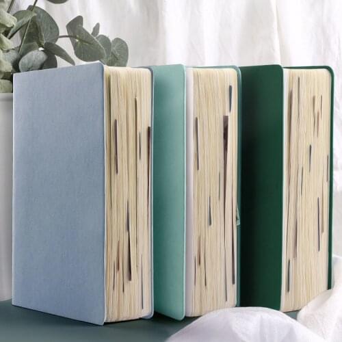 "Silent Moment" Big Size Faux Leather Business Journal Planner Diary Students Notebook Notepad