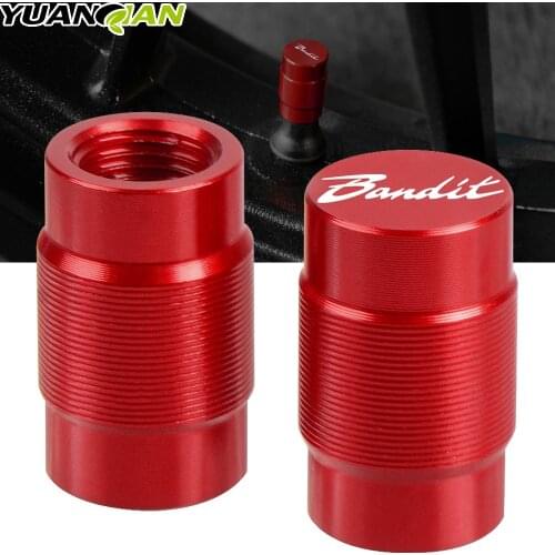 For SUZUKI GSF 250 600 600S 650 650S 650N 1200 1250 Bandit Motorcycle Accessorie Wheel Tire Valve Stem Caps CNC Airtight Covers
