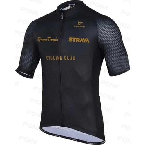 STRAVA Cycling Jersey MTB Bicycle Team Jersey 2021 Cycling Shirts Summer Premium Bicycle Clothing Males' Short Sleeve Bike Wear