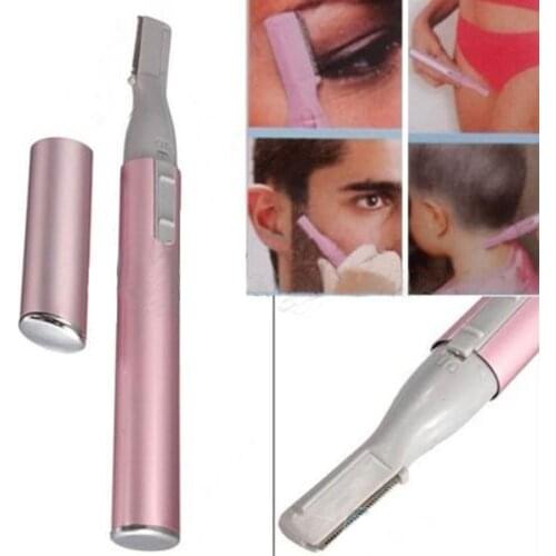 Men Womens Face Hair Eyebrow Electric Trimmer Shaving Cutter Shaver Remover Razor Set Leg Hair Remover Trimming Knife