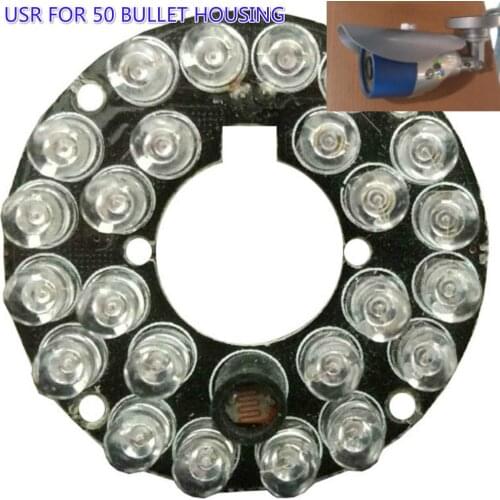 Infrared Light Board 850nm 24 LEDS 5mm Infrared IR Led Board For Security CCTV Camera 90 Degree Bulb
