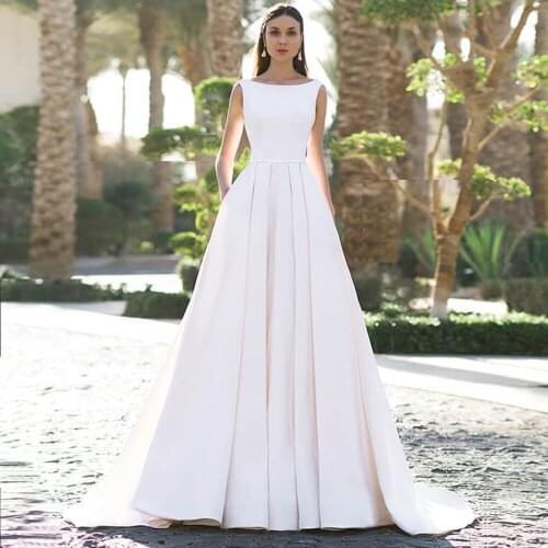 Satin Wedding Dresses Jark Tozr China