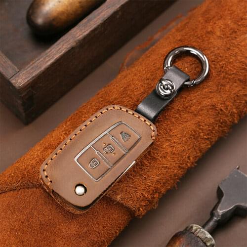 Leather Car Key Cover Case for Nissan Qashqai J11 X-Trail Juke Micra Murano Tiida Maxima Altima Pulsar Accessories Ring