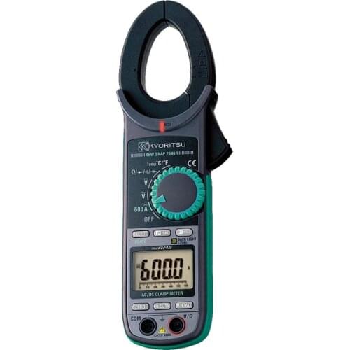 KYORITSU 2046R CATIV 600V Digital AC/DC Clamp Meter 600A with True RMS and Temperature