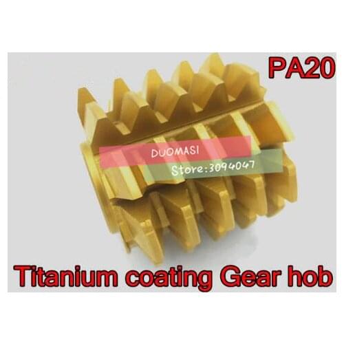 M1.5 M1.75 modulus 55*45*22mm Inner hole PA 20 degrees HSS Titanium coating Gear hob Gear cutting tools