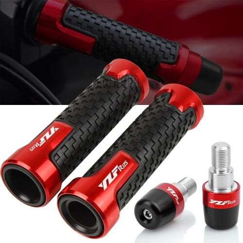 Motorcycle Accessories CNC 22MM Handlebar Grips Handle Bar Cap End Plugs For Yamaha YZFR125 YZF R125 2008-2014 2013 2012 2011