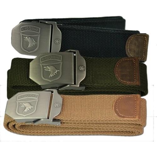 2020 Hot Men Canvas Combat Belt Military Equipment High Quality Nylon Casual Canvas Belt Luxury For Men Tactical Brand Symbol