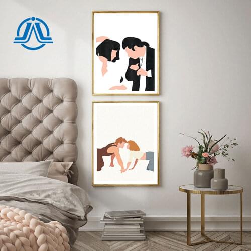 Nordic Dirty Dancing Wall Art Print Pulp Fiction Dance Canvas Painting Modern Pictures For Bed Room On The Wall Home Decoration