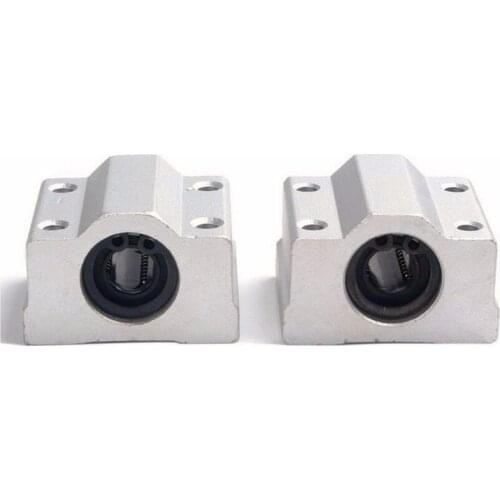 NEW 2 pcs SC6UU SCS6UU 6mm linear ball bearing slide unit 6mm linear bearing block for 3D printer parts