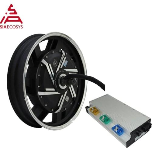 SiAECOSYS QS 16*3.0inch 8000W 273 50H V3 120kph Electric scooter motor with APT FOC AE96600 72V 96V 8kW 10kw Speed controller